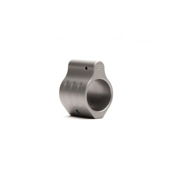 SLR GB7 .750 Non-Adjustable Micro Low Profile Gas Block w/.400 in. Set Screw Spacing Titanium - Slr