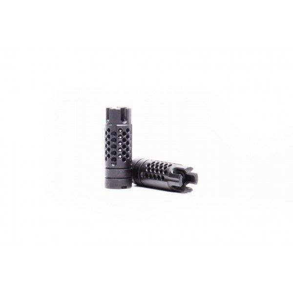 SLR Synergy 30 Cal AK Compensator 14x1 LH Thread Black - Slr