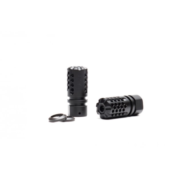 SLR Synergy Mini Compensator 5.56 for 14.5 inch Barrels 1/2x28 Thread Black - Slr