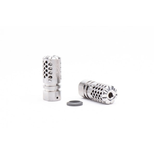 SLR Synergy Mini Compensator 5.56 for 14.5 inch Barrels 1/2x28 Thread Titanium - Slr