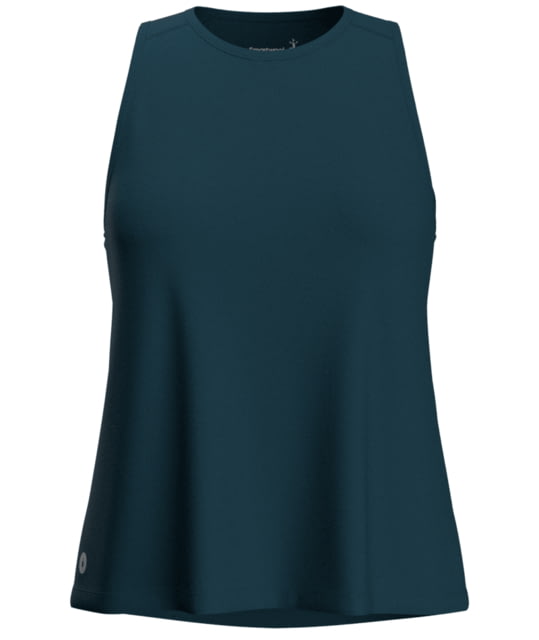 Smartwool Smartwool Active Ultralite High Neck Tank - Women's Twilight Blue Small - $44.20 at Optics Planet