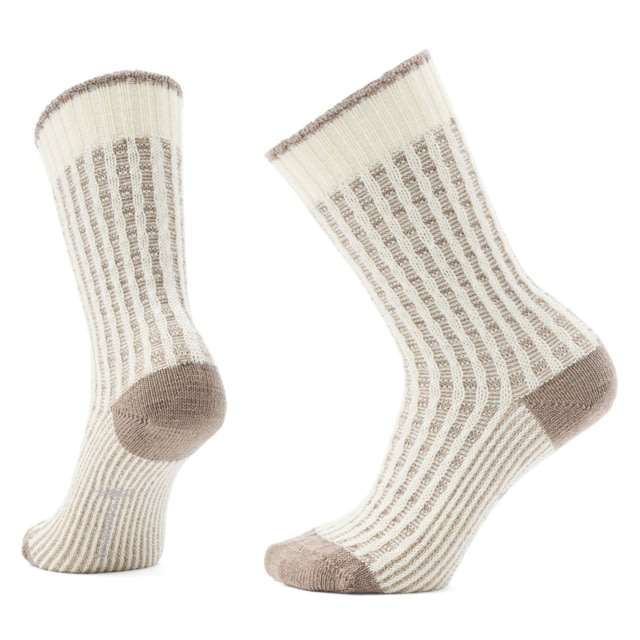 Smartwool Everyday Cozy Waffle Press Crew Socks - Women's Natural Medium