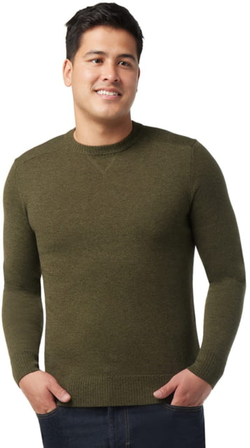 Smartwool Sparwood Crew Sweater - Men's K90 North Woods Heather-Winter Moss Heather Medium