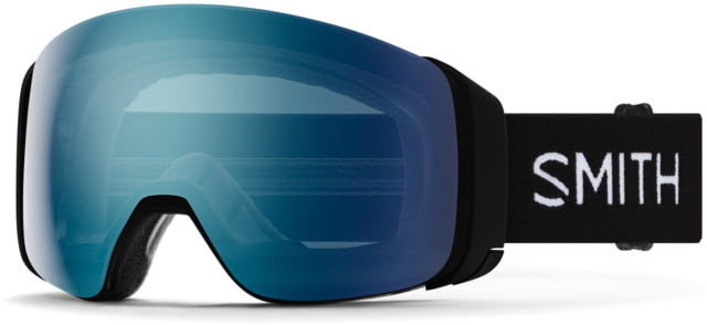 Smith 4D Mag Goggle MAG Series Black ChromaPop Everyday Blue Mirror Lens - Smith