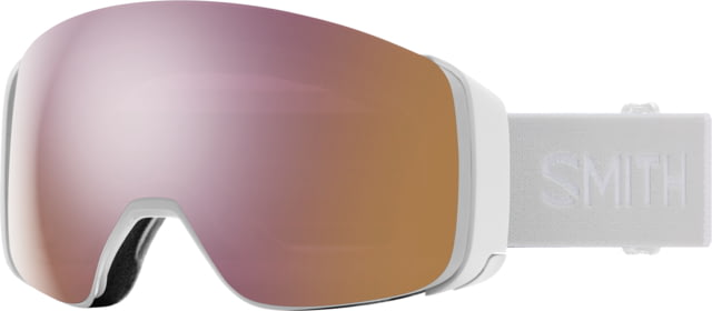 Smith 4D Mag Low Bridge Fit Googles ChromaPop Everyday Rose Gold Mirror White Vapor - Smith