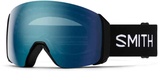 Smith 4D Mag XL Goggle MAG Series Black ChromaPop Everyday Blue Mirror Lens - Smith