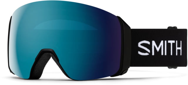 Smith 4D Mag XL Goggle MAG Series Black ChromaPop Sun Blue Mirror Lens - Smith