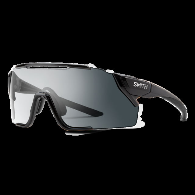Smith Attack MAG MTB Sunglasses Black Frame Photochromic Clear to Gray Lens - Smith