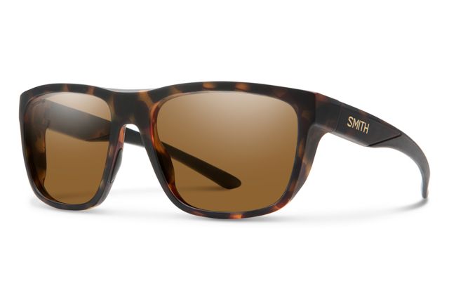 Smith Optics Barra Sunglasses Matte Tortoise Frame ChromaPop Polarized Brown Lens - Smith Optics
