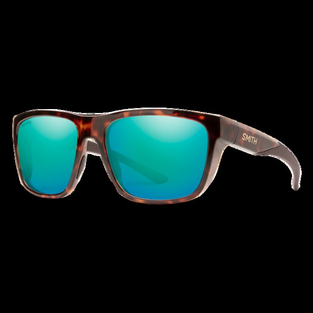 Smith Optics Barra Sunglasses Tortoise Frame ChromaPop Polarized Opal Mirror Lens - Smith Optics
