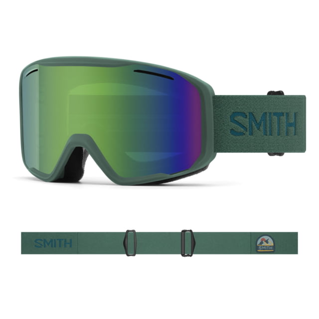 Smith Blazer Goggles Green Sol-X Mirror Lens Alpine Green Vista - Smith