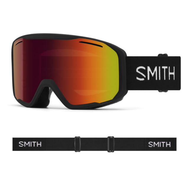Smith Blazer Goggles Red Sol-X Mirror Lens Black - Smith