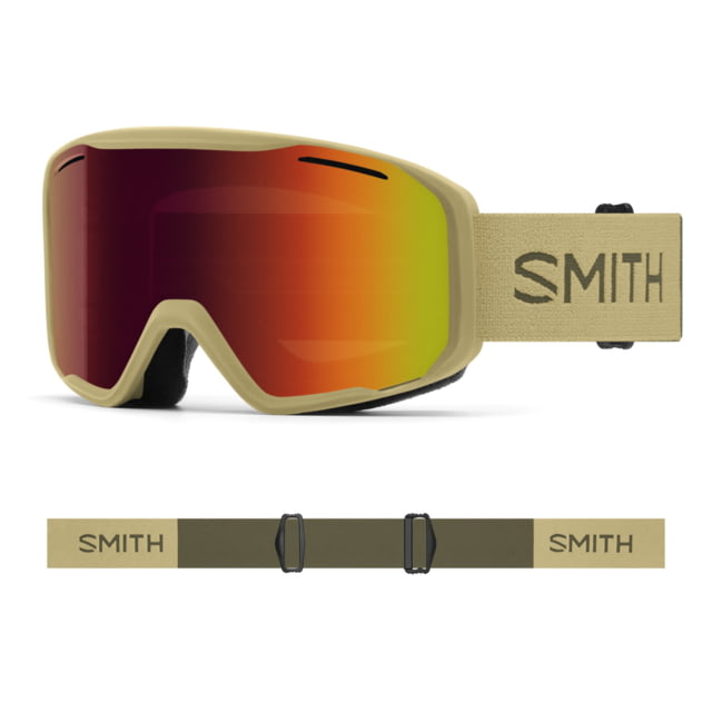 Smith Blazer Goggles Red Sol-X Mirror Lens Sandstorm Forest - Smith