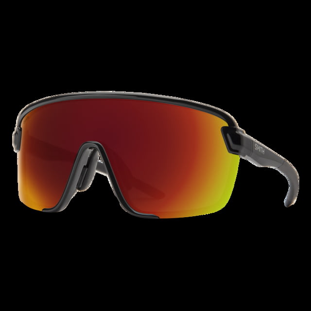 Smith Bobcat Sunglasses Black Frame ChromaPop Red Mirror Lens - Smith