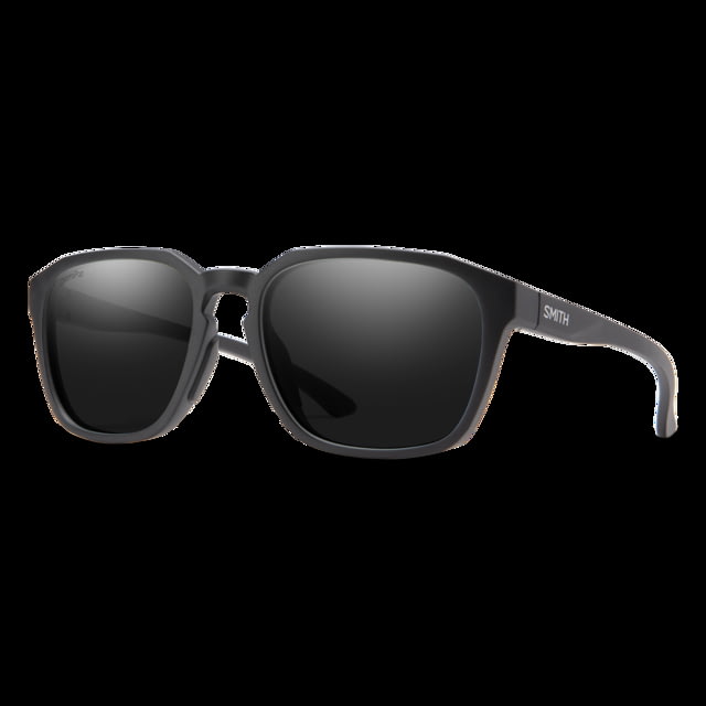 Smith Contour Sunglasses Matte Black Frame ChromaPop Polarized Black Lens - Smith