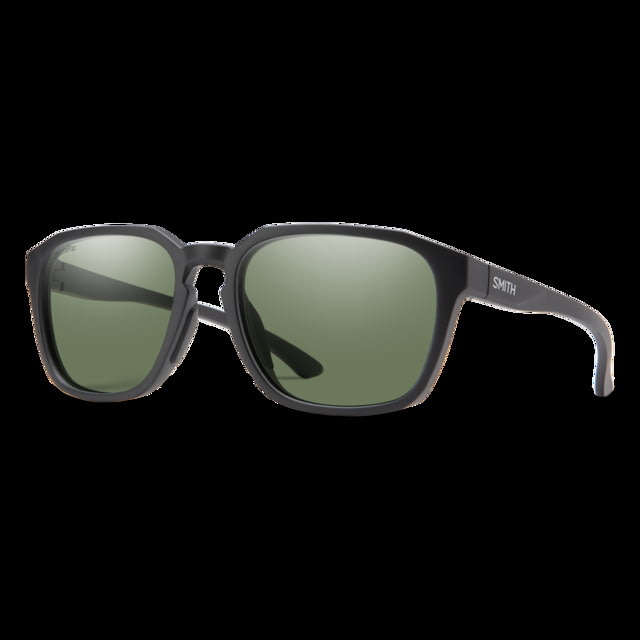 Smith Contour Sunglasses Matte Black Frame ChromaPop Polarized Gray Green Lens - Smith