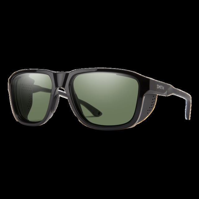 Smith Embark Sunglasses Black Frame ChromaPop Polarized Gray Green Lens - Smith