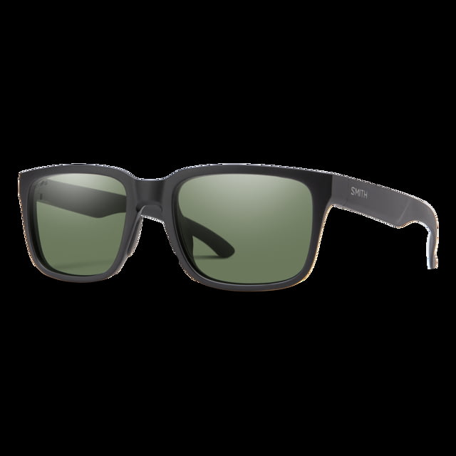 Smith Headliner Sunglasses Matte Black Frame ChromaPop Polarized Gray Green Lens - Smith