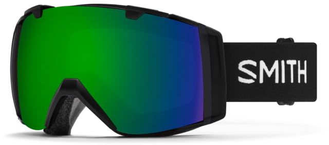 Smith I/O Goggles Black Chromapop Sun Green Mirror - Smith