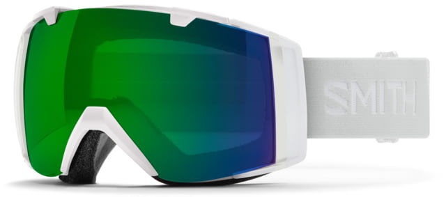 Smith I/O Goggles White Vapor Chromapop Everyday Green Mirror - Smith