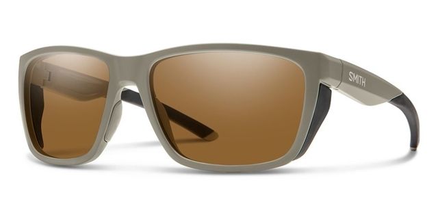 Smith Longfin Elite Sunglasses Tan 499 Frame Brown Lens - Smith