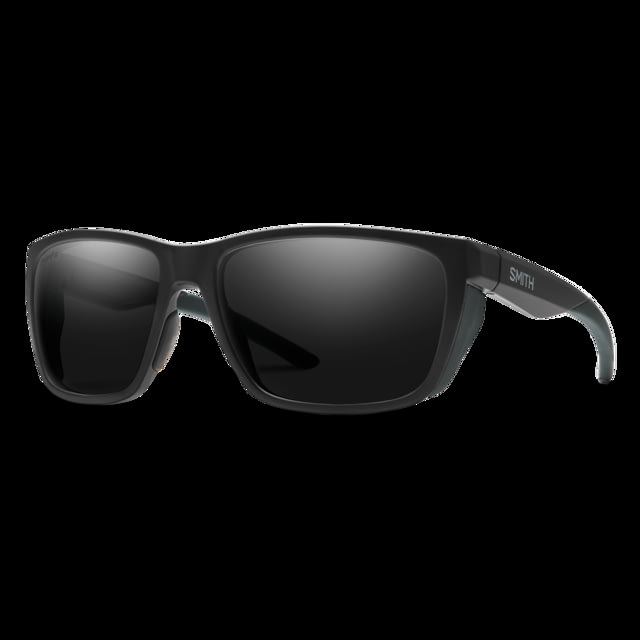 Smith Optics Longfin Sunglasses Matte Black Frame ChromaPop Polarized Black Lens - Smith Optics