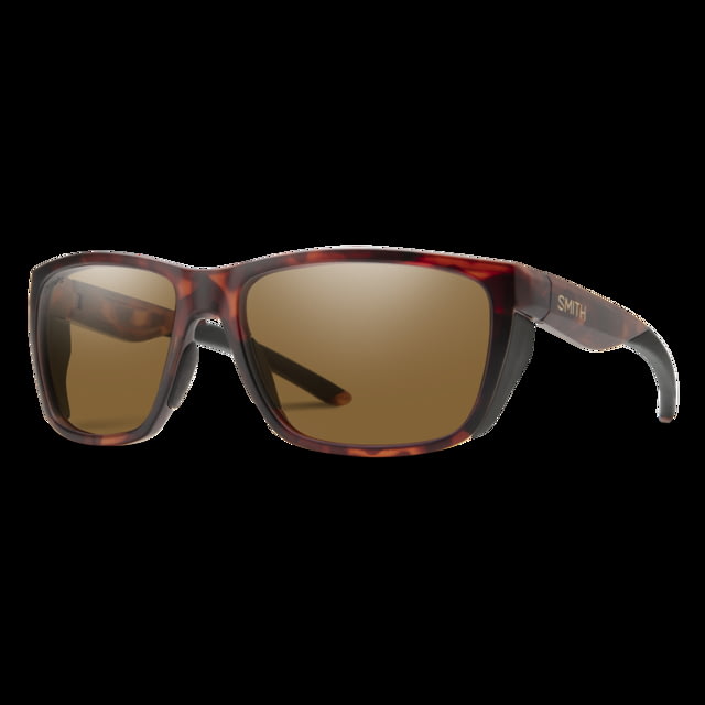 Smith Optics Longfin Sunglasses Matte Tortoise Frame ChromaPop Polarized Brown Lens - Smith Optics
