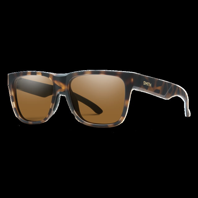 Smith Lowdown 2 Sunglasses Matte Tortoise Frame ChromaPop Polarized Brown Lens - Smith
