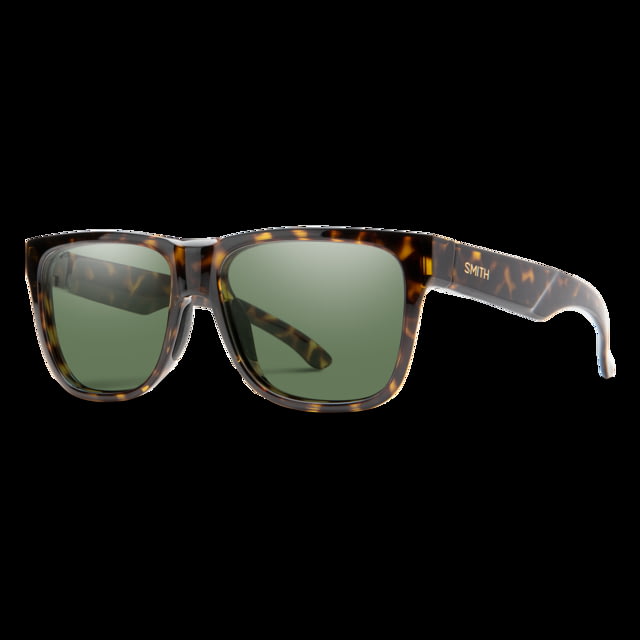 Smith Lowdown 2 Sunglasses Vintage Tortoise Frame ChromaPop Polarized Gray Green Lens - Smith