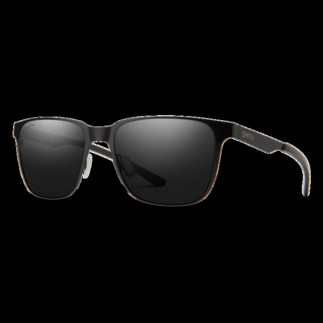 Smith Lowdown Metal Sunglasses Matte Black Frame ChromaPop Polarized Black Lens - Smith