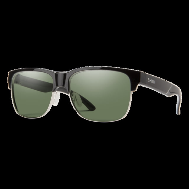 Smith Lowdown Split Sunglasses Black Frame ChromaPop Polarized Gray Green Lens - Smith
