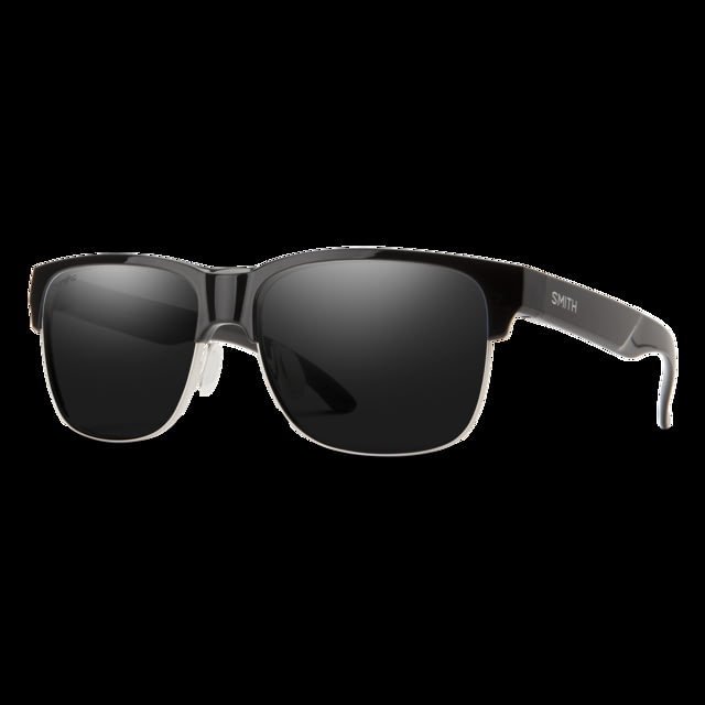 Smith Lowdown Split Sunglasses Matte Black Frame ChromaPop Polarized Black Lens - Smith