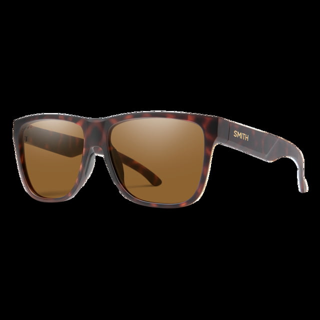 Smith Lowdown XL 2 Sunglasses Matte Tortoise Frame ChromaPop Polarized Brown Lens - Smith