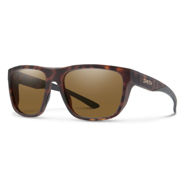 Smith Optics Barra Sunglasses Matte Tortoise Frame Polarized Brown Lens - Smith Optics