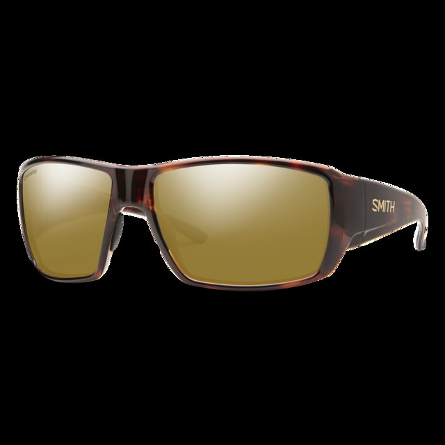 Smith Optics Guide's Choice Sunglasses ChromaPop Glass Polarized Bronze Mirror Lens Tortoise Frame - Smith Optics