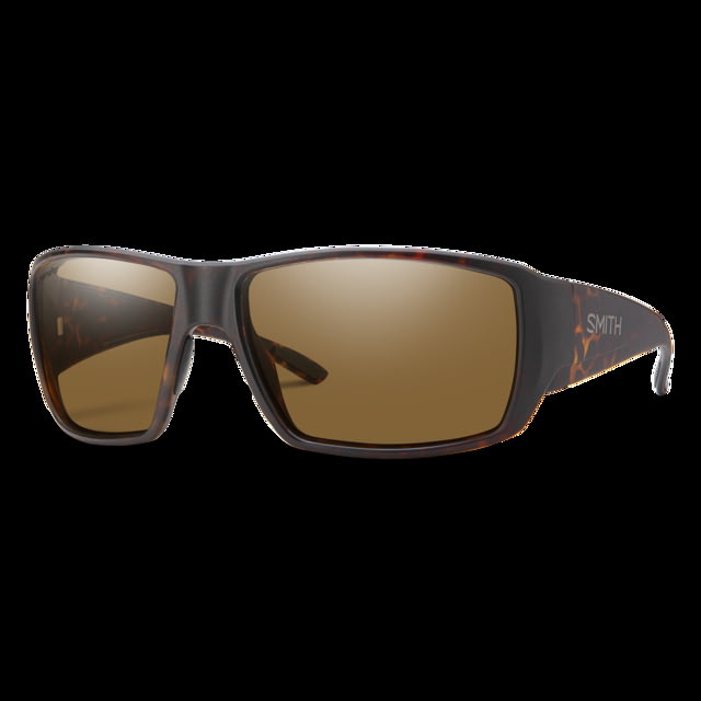 Smith Optics Guide's Choice Sunglasses ChromaPop Polarized Brown Lens Matte Tortoise Frame - Smith Optics