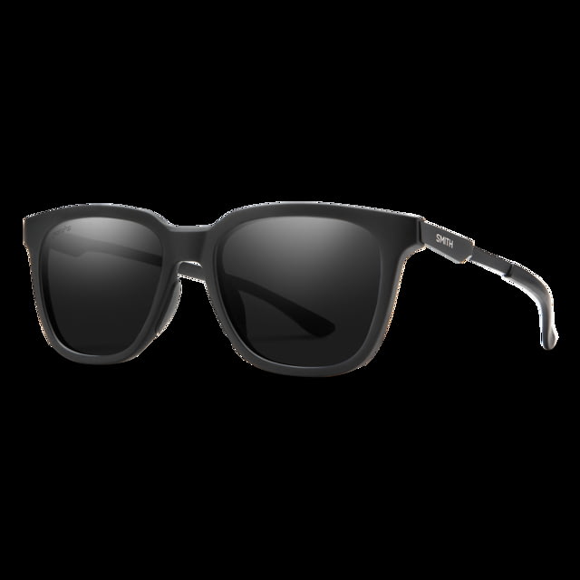 Smith Roam Sunglasses Matte Black Frame ChromaPop Polarized Black Lens - Smith
