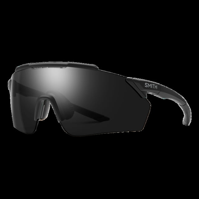 Smith Ruckus PivLock Sunglasses Matte Black Frame ChromaPop Black Lens - Smith