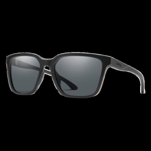 Smith Shoutout Core Sunglasses Matte Black Frame Polarized Gray Lens - Smith