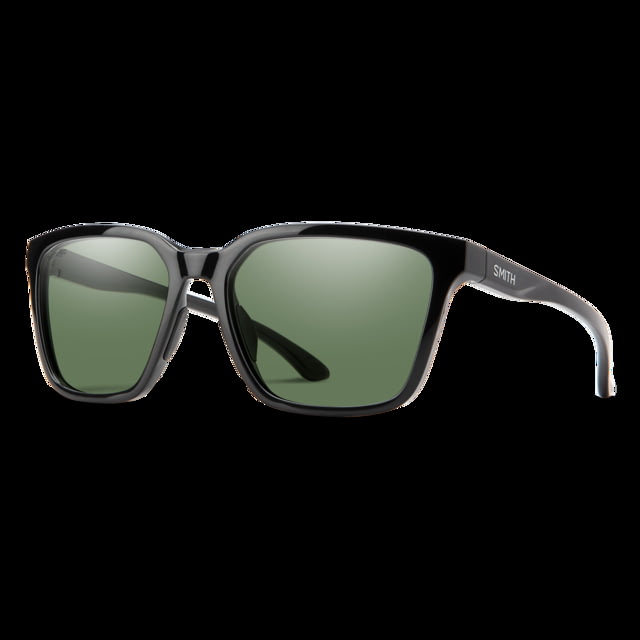 Smith Optics Shoutout Sunglasses Black Frame ChromaPop Polarized Gray Green Lens - Smith Optics