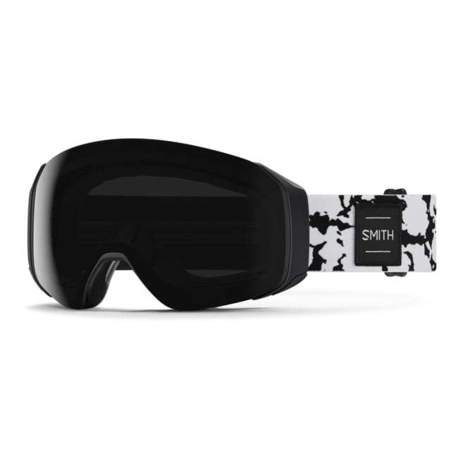 Smith 4D Mag S Snow Goggles Black Marble Frame ChromaPop Sun Black Lens
