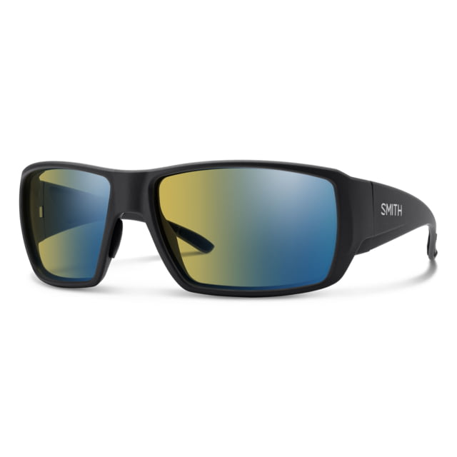 Smith Guide's Choice XL SunglassesMatte Black Yellow Mirror One Size - Smith