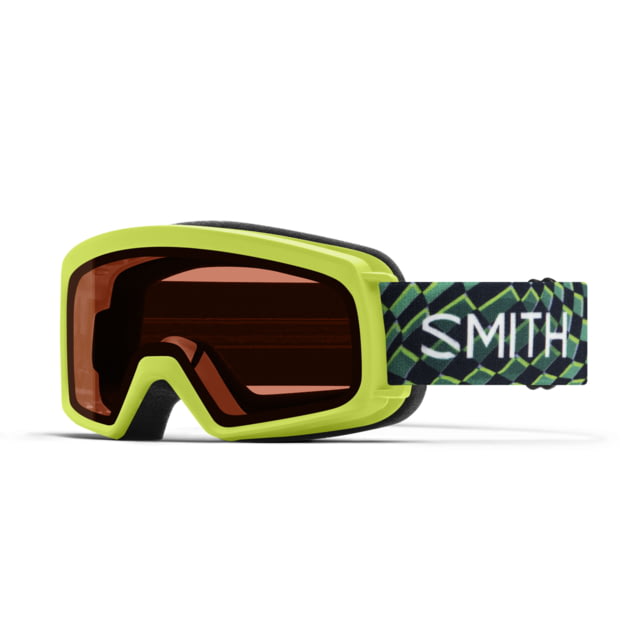 Smith Rascal Snow Goggle Electric Lime Left Turn Frame RC36 Lens