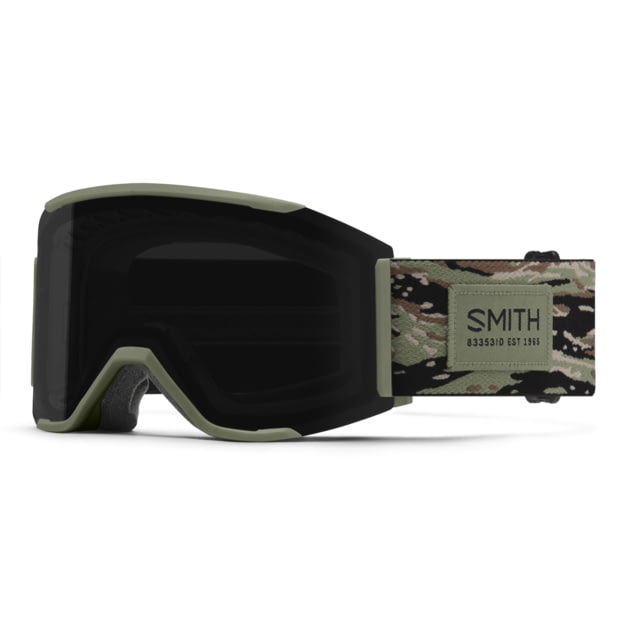 Smith Squad Mag Snow Goggle Eye of the Tiger Frame ChromaPop Sun Black Lens - Smith