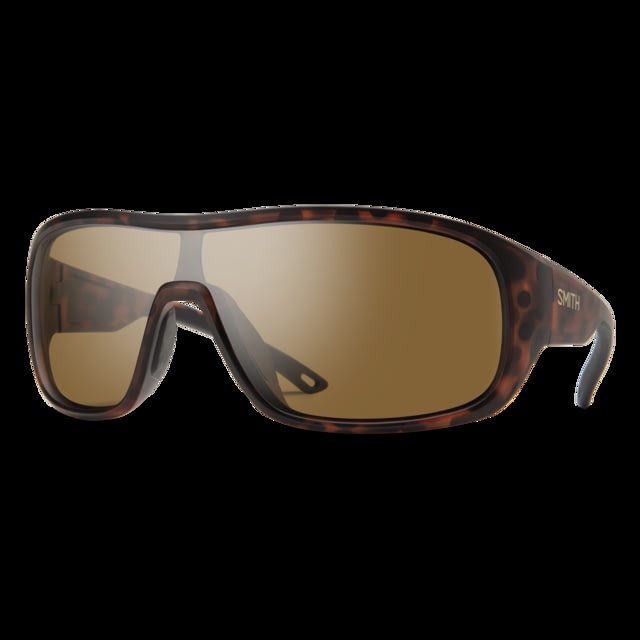 Smith Spinner Sunglasses Matte Tortoise Frame ChromaPop Polarized Brown Lens - Smith