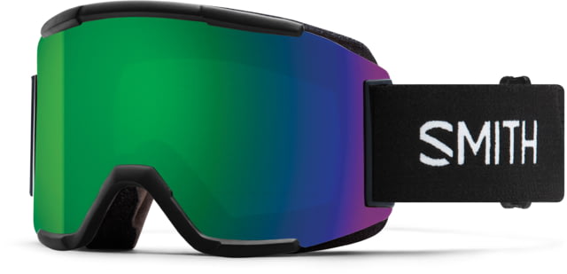 Smith Squad Goggles Black Chromapop Sun Green Mirror - Smith