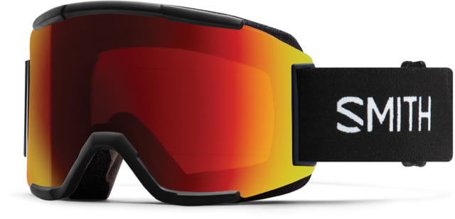 Smith Squad Goggles Black Chromapop Sun Red Mirror - Smith