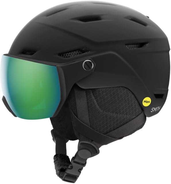 Smith Survey Jr. MIPS Helmet Matte Black/ChromaPop Everyday Green Mirror Youth Small/Medium - Smith