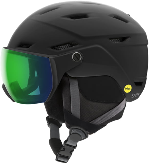 Smith Survey MIPS Helmet Matte Black/ChromaPop Everyday Green Mirror Medium - Smith