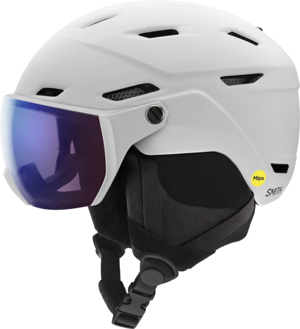 Smith Survey MIPS Helmet Matte White/ChromaPop Photochromic Rose Flash Large - Smith